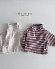 Little Foxx – French Terry Anorak Stripe Top