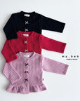 Little Foxx – Frill Ribbon Cardigan