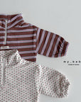 Little Foxx – French Terry Anorak Stripe Top