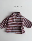 Little Foxx – French Terry Anorak Stripe Top
