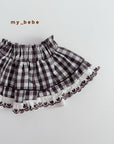 Little Foxx – Check Tiered Skirt