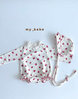 Little Foxx – Waffle Lace Suit (Bonnet Set)