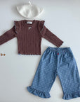 Little Foxx – Autumn Double Ruffle Tee
