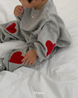 Little Foxx – Heart Patch Jogger Pants