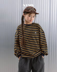 Little Foxx – Tori Striped Raglan Sweatshirt