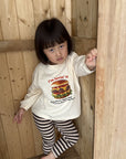 Little Foxx – Hamburger Long Sleeve Tee