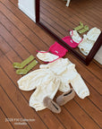Little Foxx – Marshmallow Frill Zip-up
