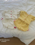 Little Foxx – Meringue Heart Short-sleeve Cardigan