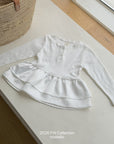 Little Foxx – Eyelet Tulip Layered Tee