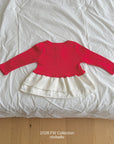 Little Foxx – Eyelet Tulip Layered Tee
