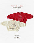 Wish Cake Sweatshirt – Sweatshirt für Kinder von Ninibello, Made in Korea