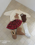 Teddy Bear Raglan Sweatshirt – 2 Farben: Ivory, Navy