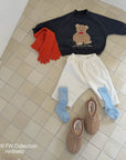 Teddy Bear Raglan Sweatshirt – Größen XS–2XL plus Big Sizes, Größentabelle im letzten Bild