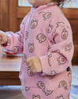 Little Foxx – Little Palm Waffle Anorak Top & Bottom Set