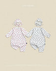 Petit Heart Full Bodysuit + Bonnet Set (Bebe)