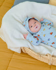 Car Bodysuit + Bonnet Set (Bebe)