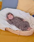 Little Leopard Full Bodysuit + Bonnet Set (Bebe)