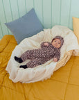 Little Leopard Full Bodysuit + Bonnet Set (Bebe)