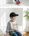 Little Foxx – Raglan Horned Dinosaur Tee