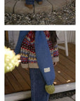 Maple Embroidery Denim Pants von Oren – alle Detailfotos und Produktinfos