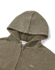 Little Foxx – Waffle Washed Hooded Zip-up
