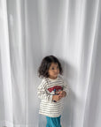 Bulldog Striped Tee