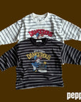 Bulldog Striped Tee