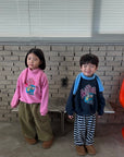 Little Foxx – Carrot Striped Jogger Pants
