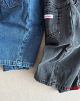 Corduroy Denim Pants