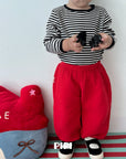 Little Foxx – Striped Binding Tee