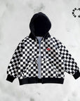 Little Foxx – Chess Fleece Hooded Zip-Up