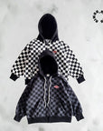 Little Foxx – Chess Fleece Hooded Zip-Up