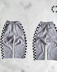 Little Foxx – Fleece Side Check Wide Pants