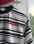 Little Foxx – Embroidered Stripe Tee