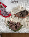 Little Foxx – Check Chip Frill Skirt