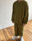 Little Foxx – Terry Striped Sweatshirt