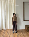 Little Foxx – Button Velour Pants