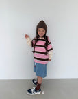 Little Foxx – Crayon Stripe Tee