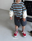 Little Foxx – Crayon Stripe Tee
