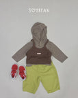 Little Foxx – Striped Button Hoodie