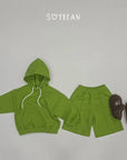 Little Foxx – Hooded Bermuda Top and Bottom Set
