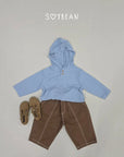 Little Foxx – Striped Button Hoodie