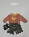 Little Foxx – Button Striped Tee