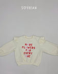 Little Foxx – Flower Frill Sweatshirt