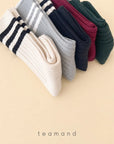 Little Foxx – 3-Line Ribbed Knee Socks