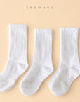 Little Foxx – Solid Crew Sock Set