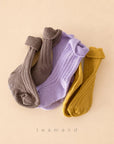 Little Foxx – Ribbed Mocha Sock Set Mom Couple