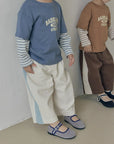 Little Foxx – Contrast Corduroy Pants