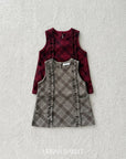 Little Foxx – Check Frill Dress
