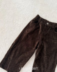 Little Foxx – Fleeced Denim Barrel Pants
